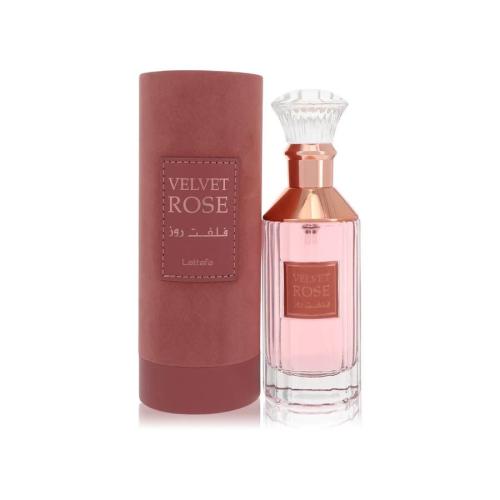 Perfume VELVET ROSE 3.4 EDP Lattafa original en Colombia | Perfumería Sillage