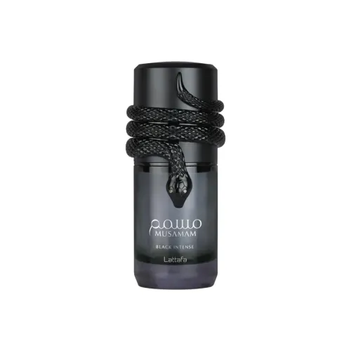 Perfume Mussaman Black Intense Eau de Parfum Lattafa original en Colombia | Perfumería Sillage